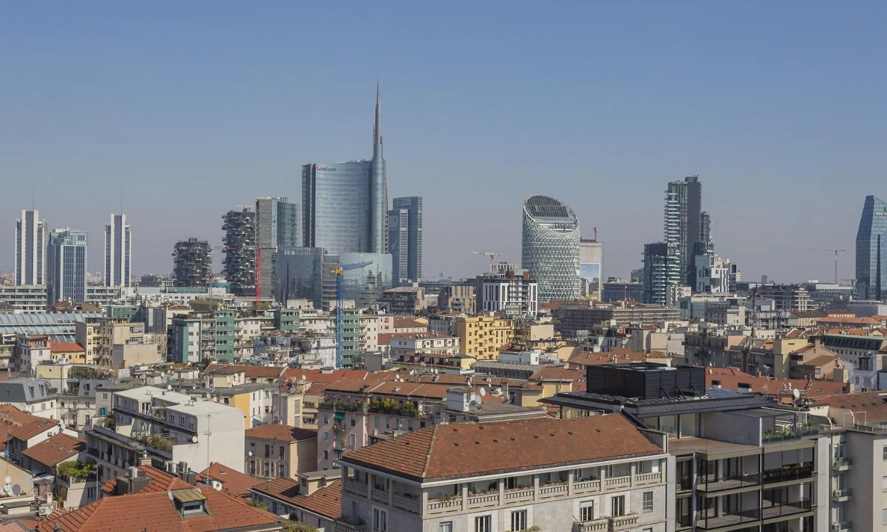 דירות מילאנו Biancamano 13Th Floor Skyline View Vith Balcony